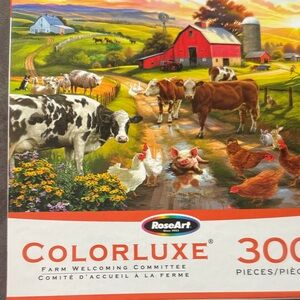 RoseArt Colorluxe Farm Welcoming Committee Puzzle - 300 Pieces